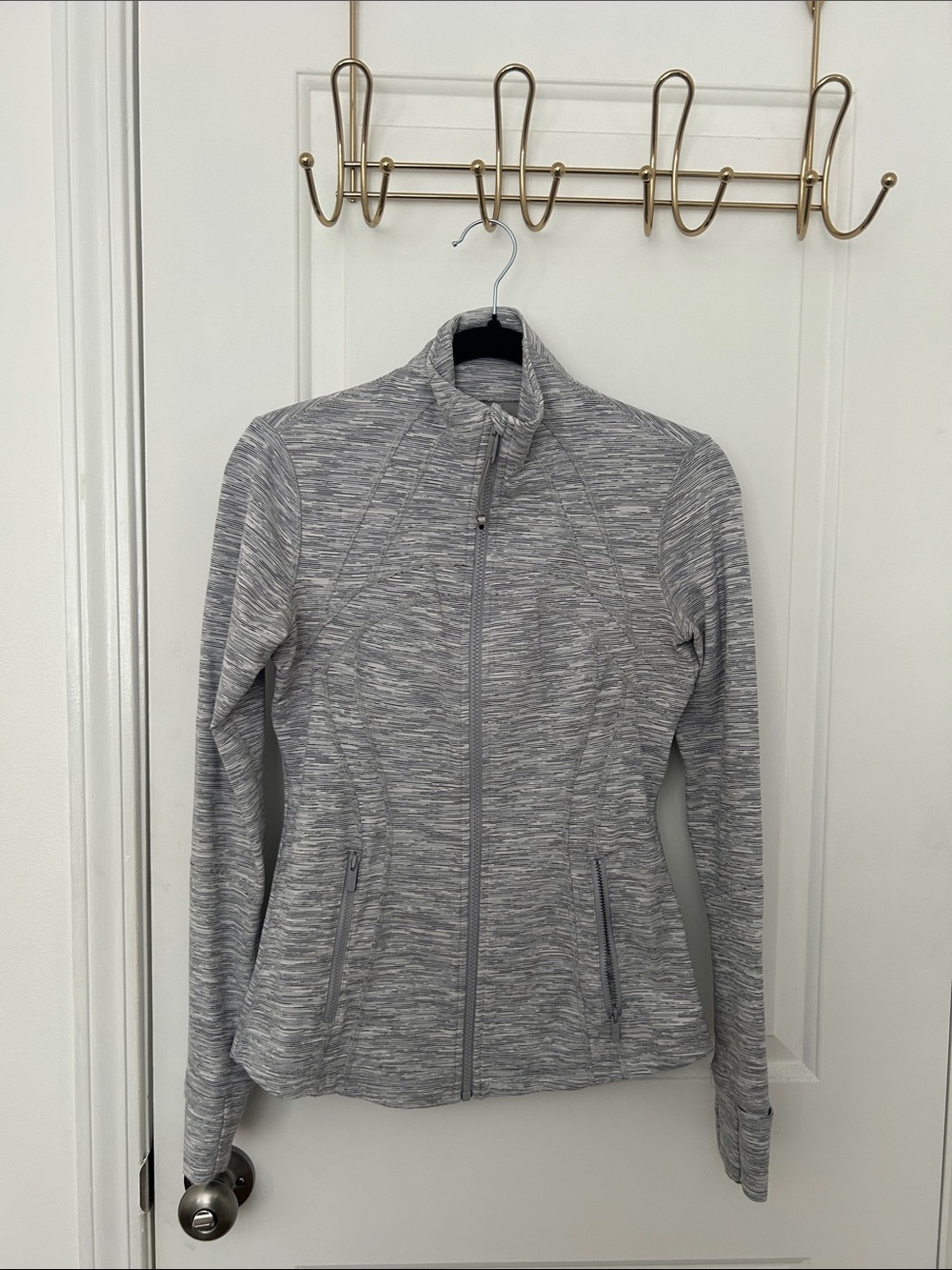 lululemon athletica Heather Gray Full-Zip Define Jacket